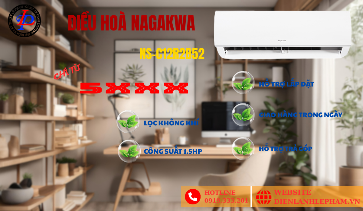 MÁY LẠNH TREO TƯỜNG NAGAKAWA-SALE ĐẠI LỄ 2/9