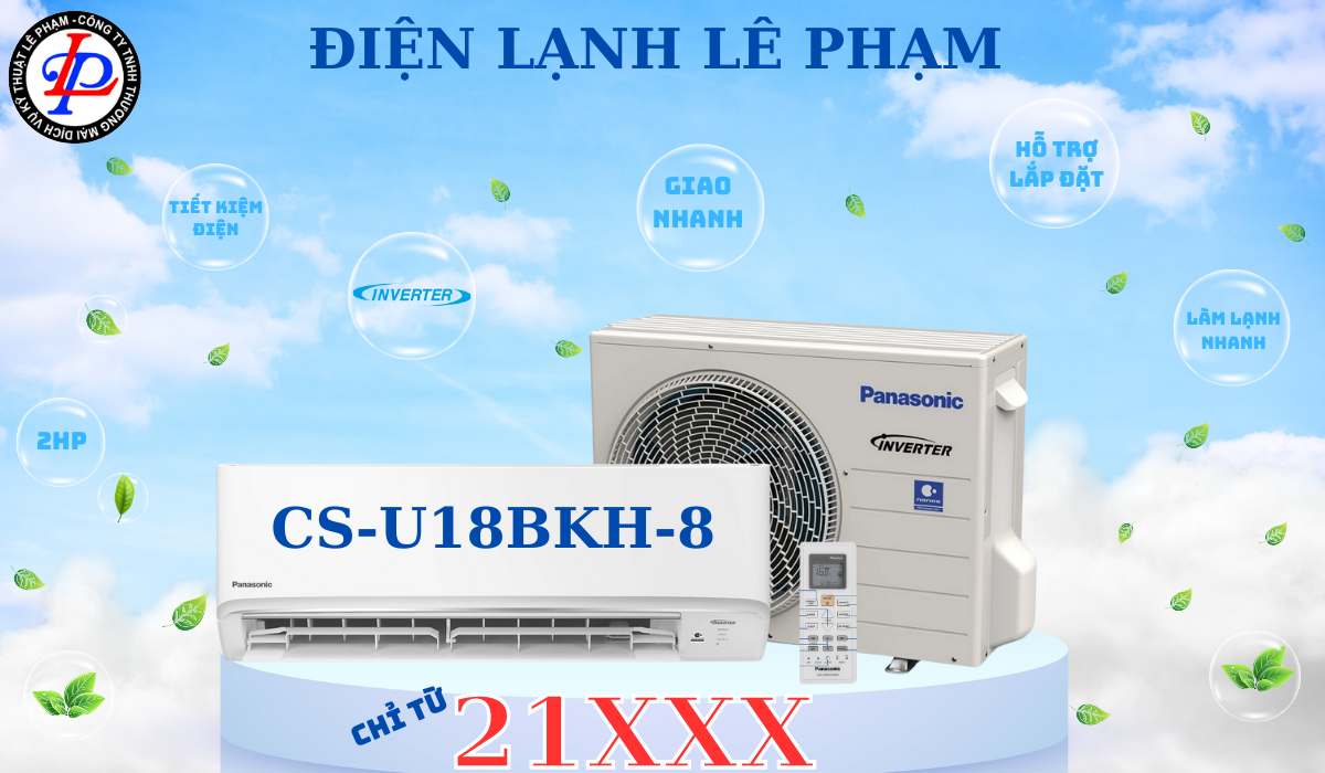 MÁY LẠNH TREO TƯỜNG PANASONIC 2HP CHÍNH HÃNG 2025