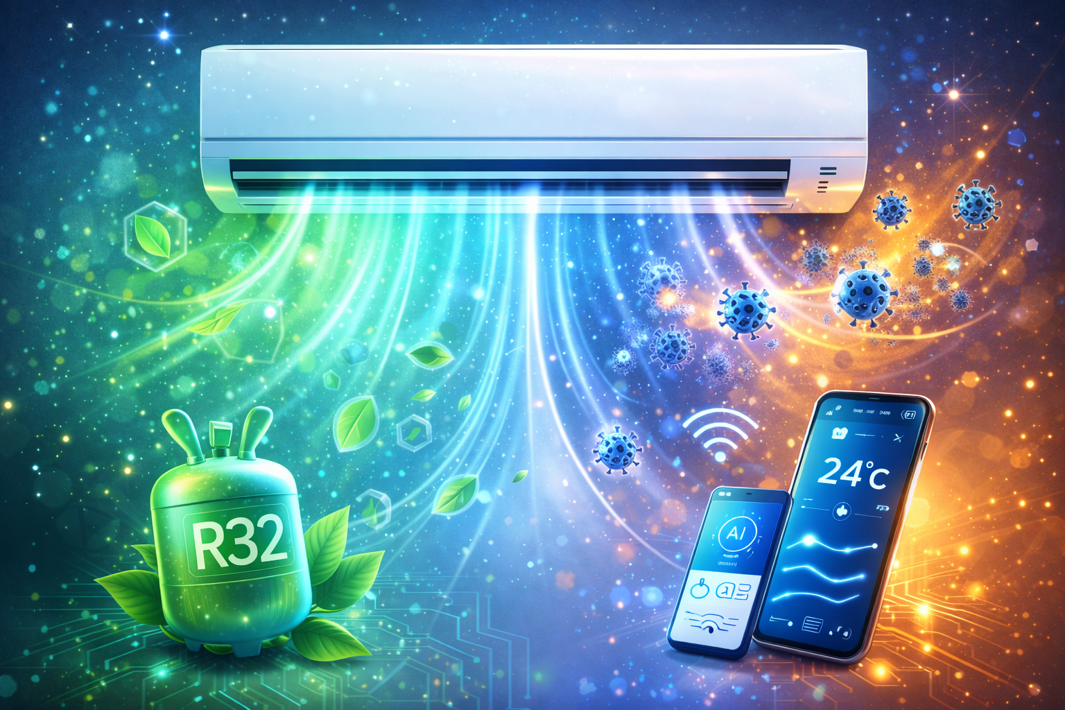 Công nghệ mới trên máy lạnh 2026 – Tiết kiệm điện và bảo vệ sức khỏe